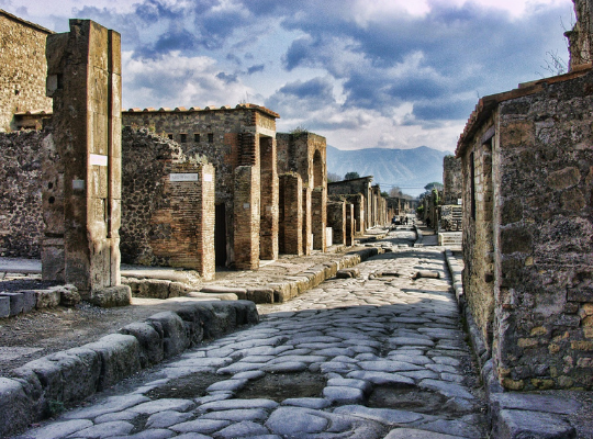 Pompeii Italiassa on erityinen kaupunki